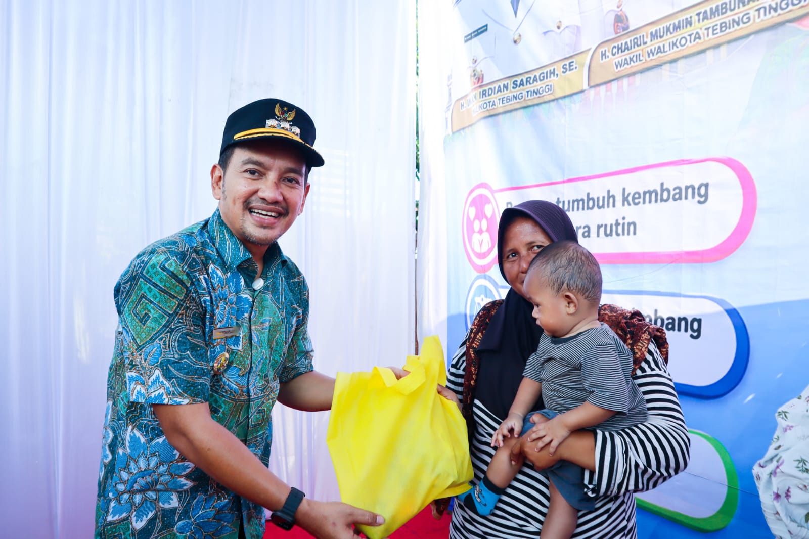 Wali Kota Tebing Tinggi Buka Kampanye Germas ISPS 2026, Apresiasi Penurunan Angka Stunting