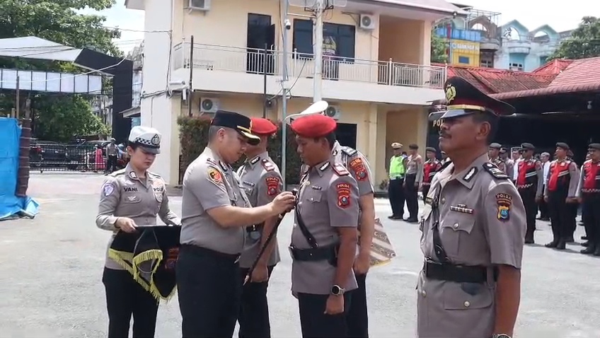 Kapolres Tebing Tinggi Pimpin Rotasi Tiga Jabatan